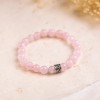 Hampers and Gifts to the UK - Send the Rose Quartz Gemstone Bracelet - Delara Collection